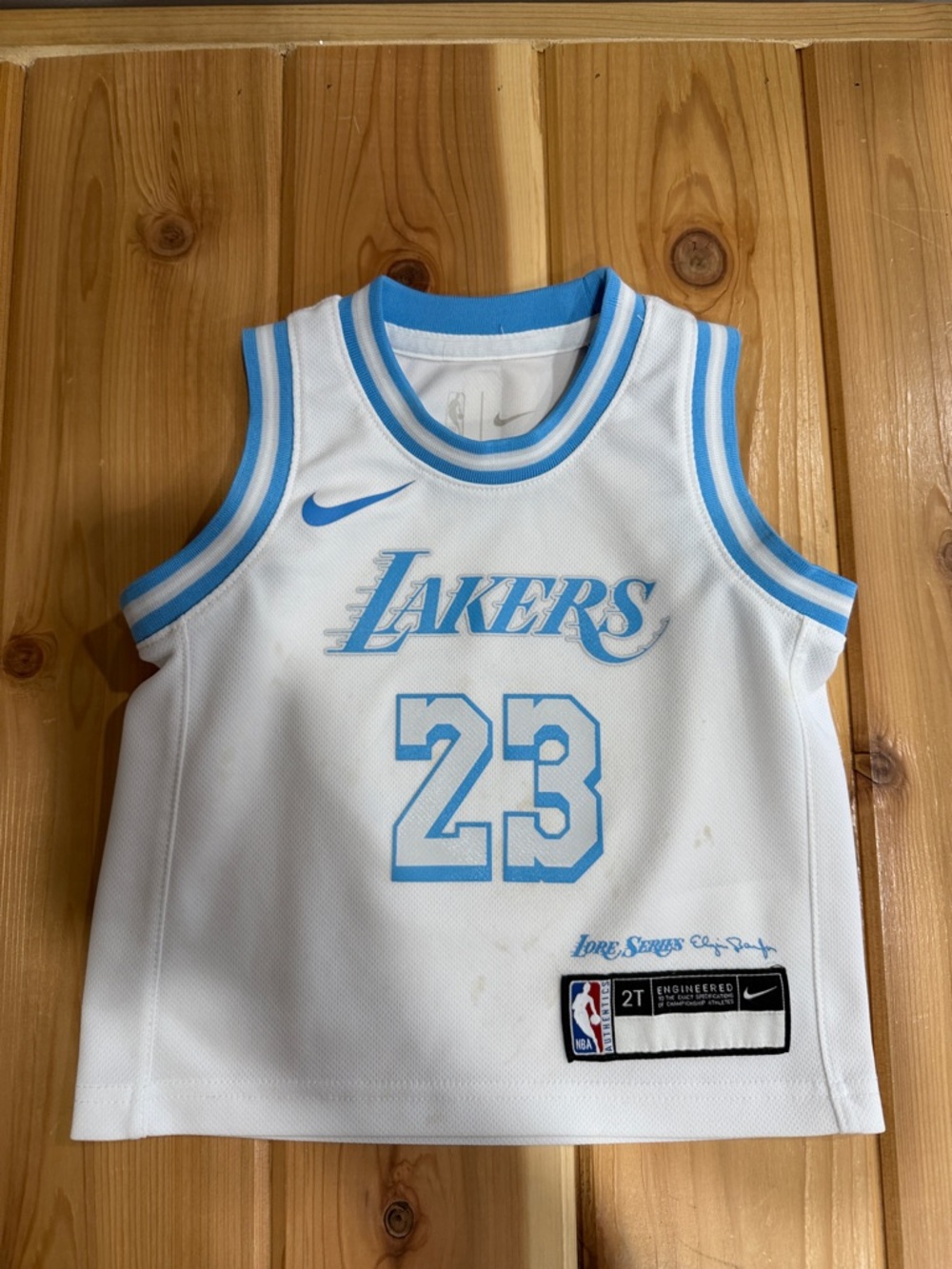 Nike LeBron James Lakers #23 Jersey 2T